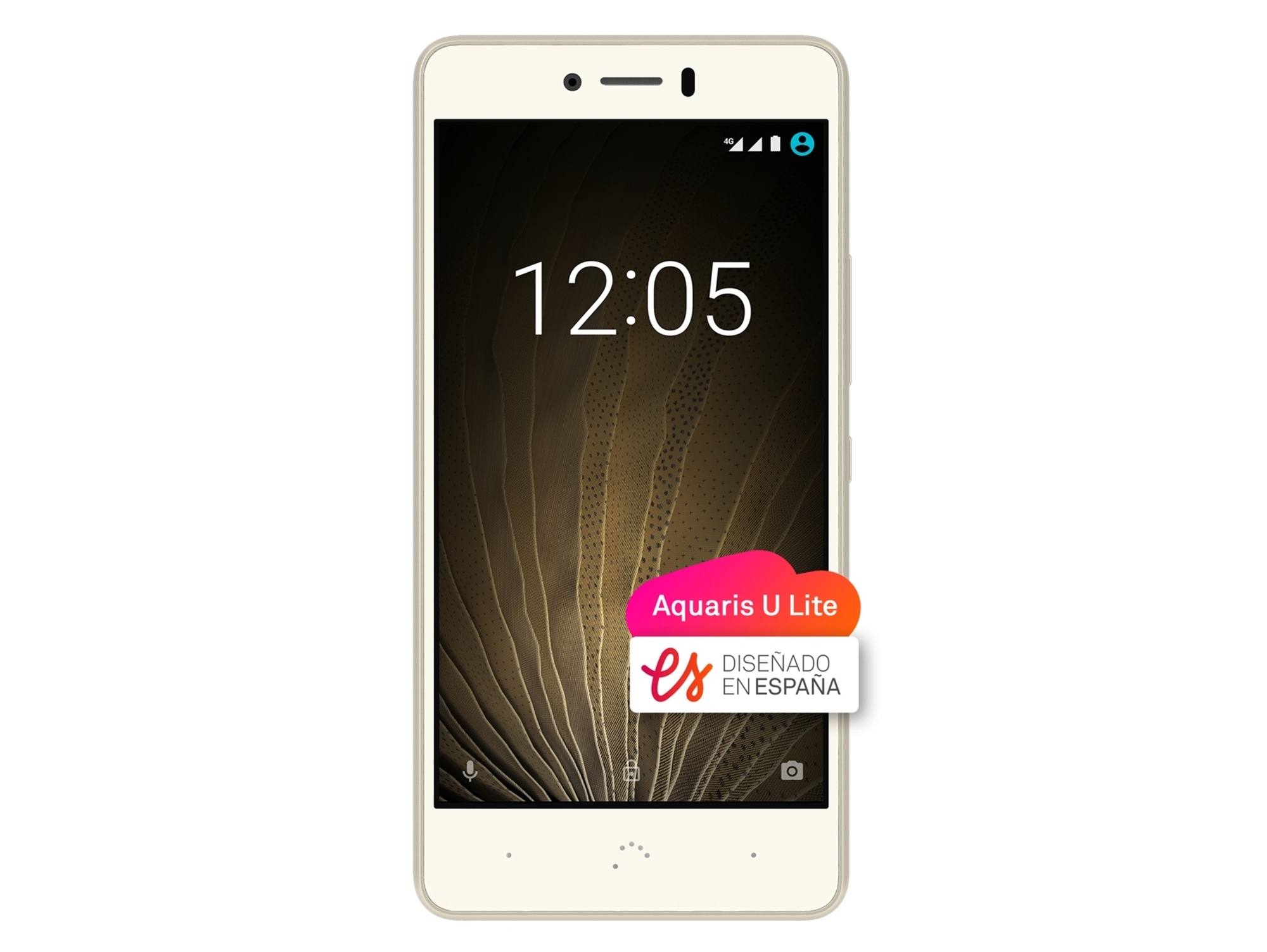 Smartphone BQ Aquaris U Lite (5'' - 2 GB - 16 GB - Dorado)