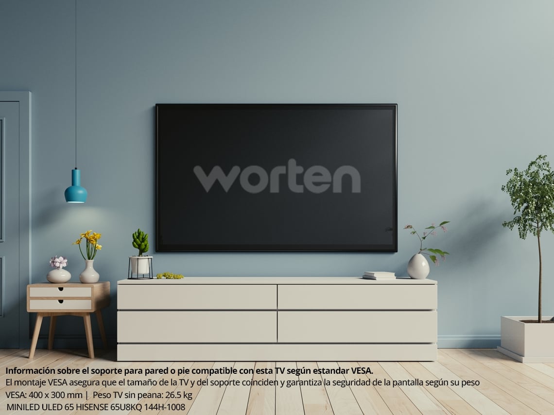 TV HISENSE 65U8KQ (Mini LED 144Hz- ULED 4K - 65'' - 164 cm - Smart