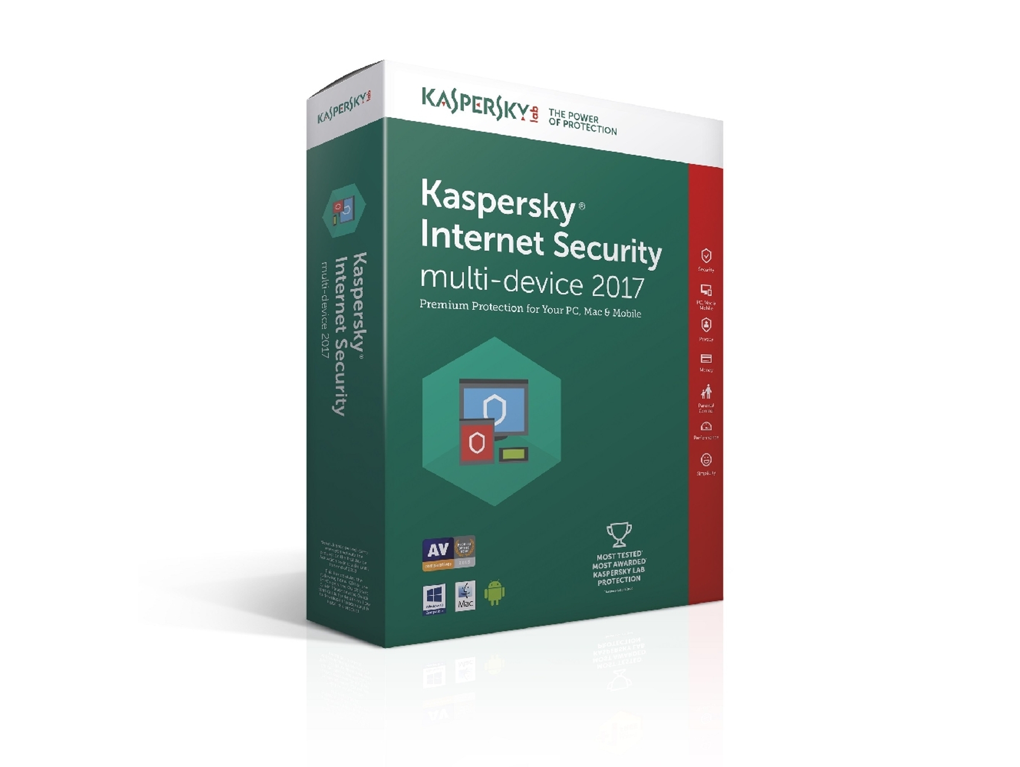 Software KASPERSKY Internet Security (2 Dispositivos - 1 Año)