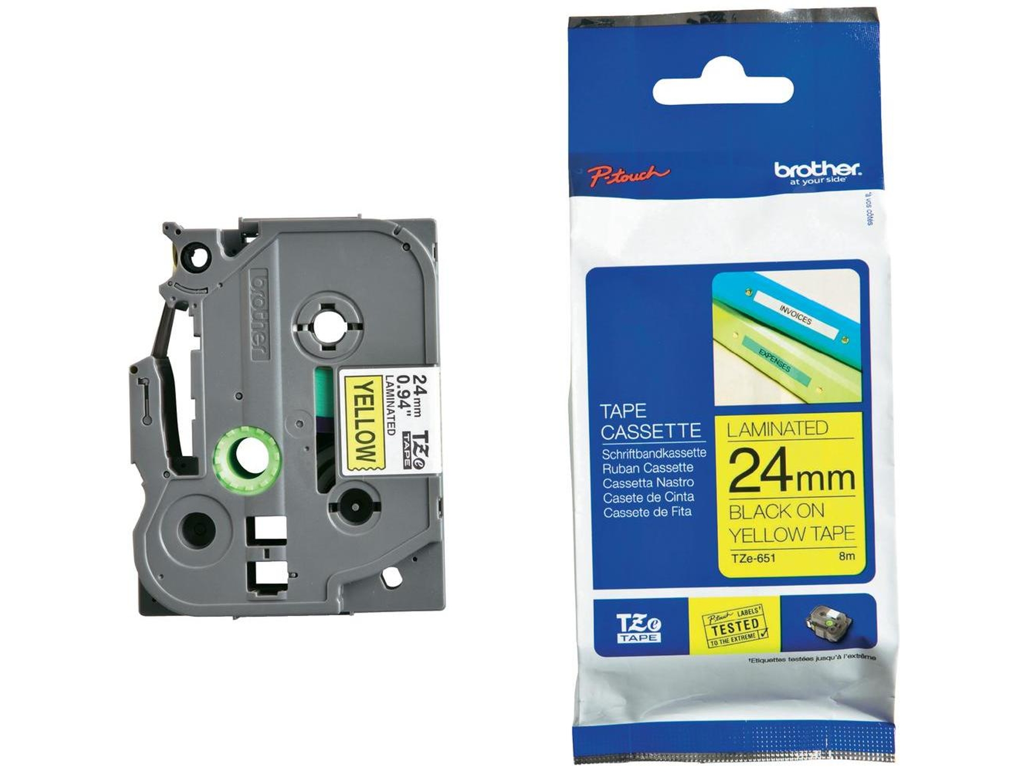 Cinta BROTHER TZe651 laminada