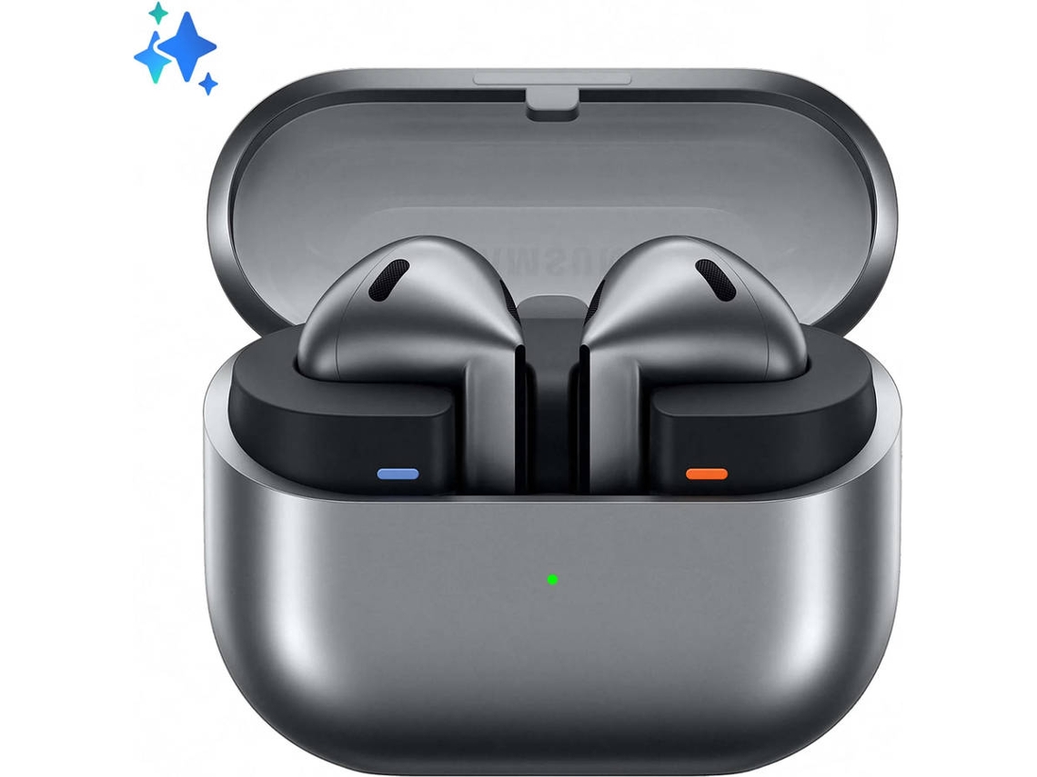 Auriculares Bluetooth True Wireless SAMSUNG Galaxy Buds3 (In Ear - Micrófono - Noise Cancelling - Negro)
