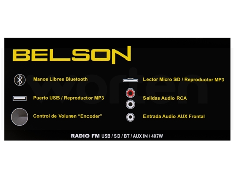 Autorradio BELSON BS-1432BTW