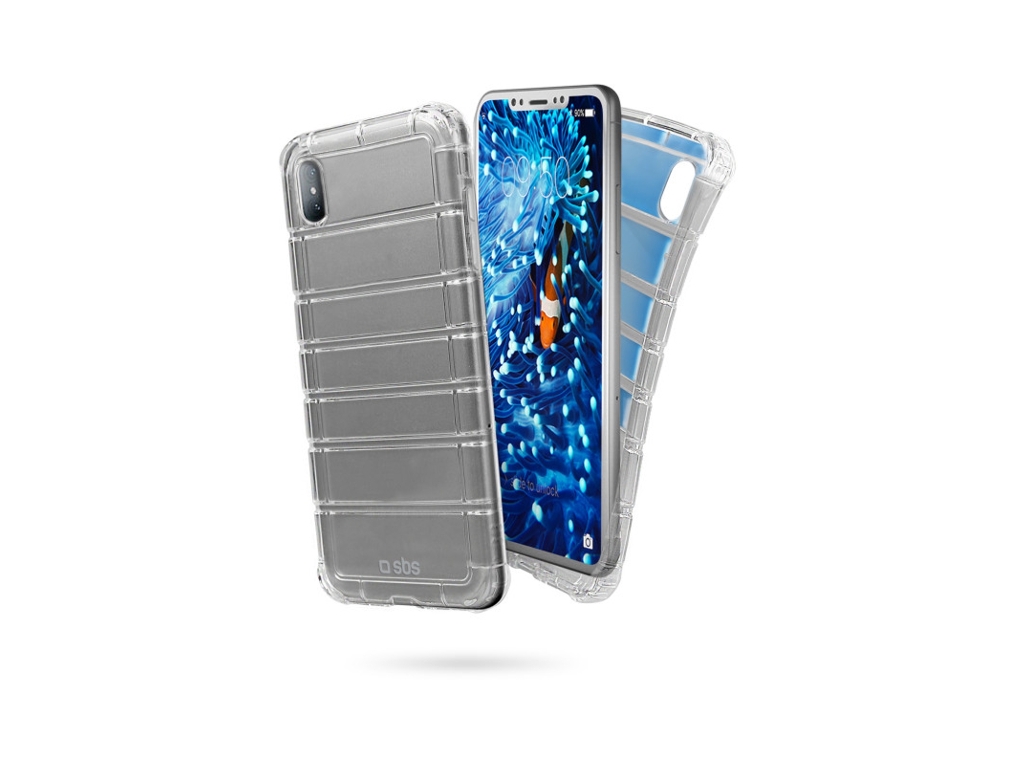 Carcasa iPhone X, Xs SBS Air Impact Transparente