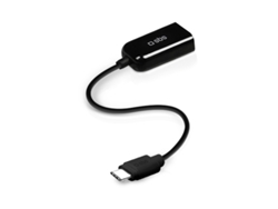 Cable SBS TECABLEOTGTCK (USB-C - USB Fem - 0.15 m - Negro)