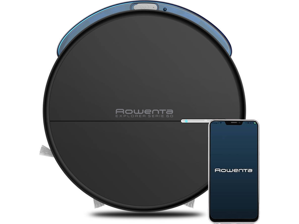 Aspirador Robot ROWENTA RR7455WH Explorer  S60 Animal Kit (Outlet Grado A - Autonomia 90 min)