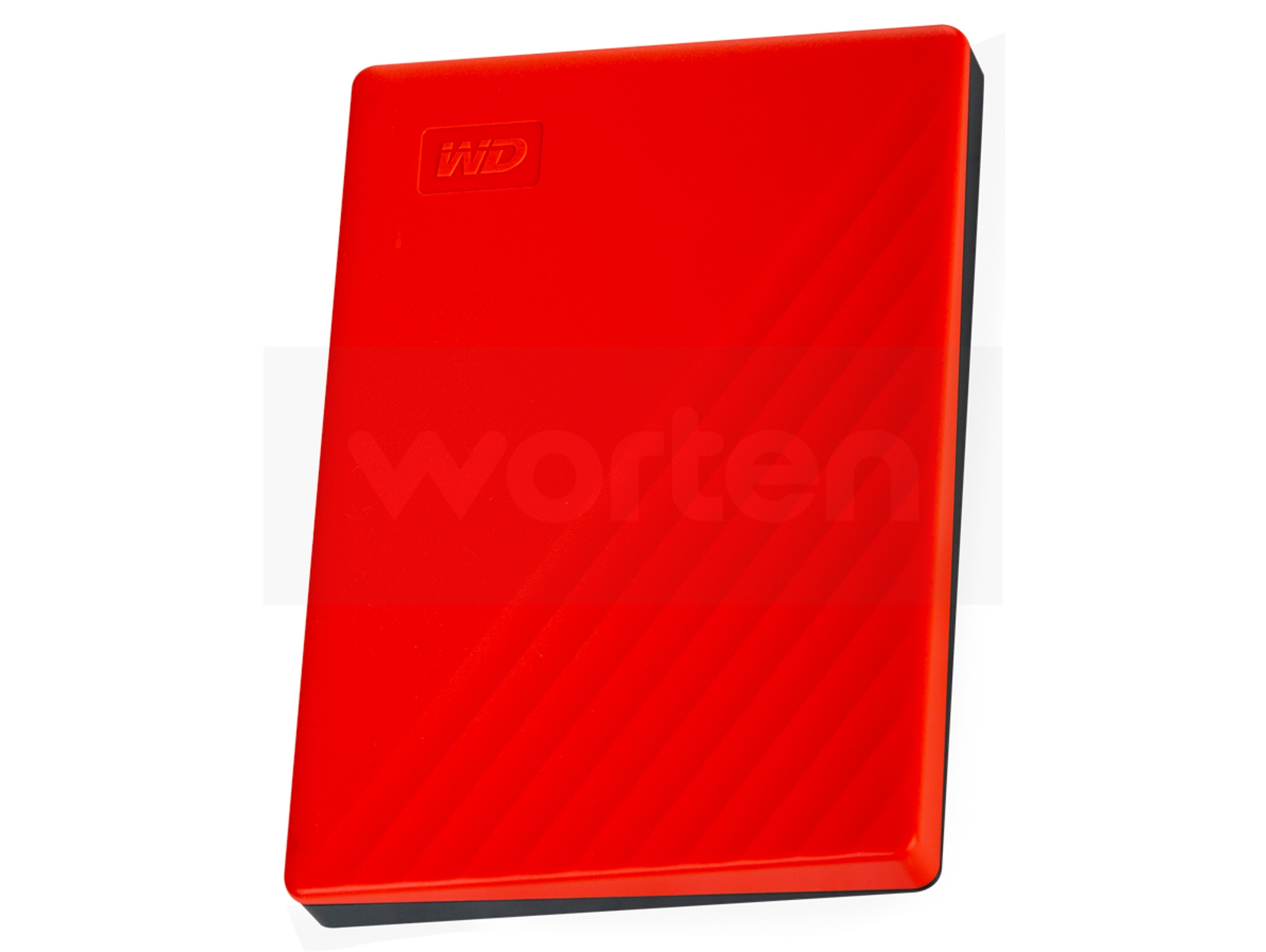 Disco HDD Externo WESTERN DIGITAL My Passport Worldwide (Rojo - 2 TB - USB 3.0)