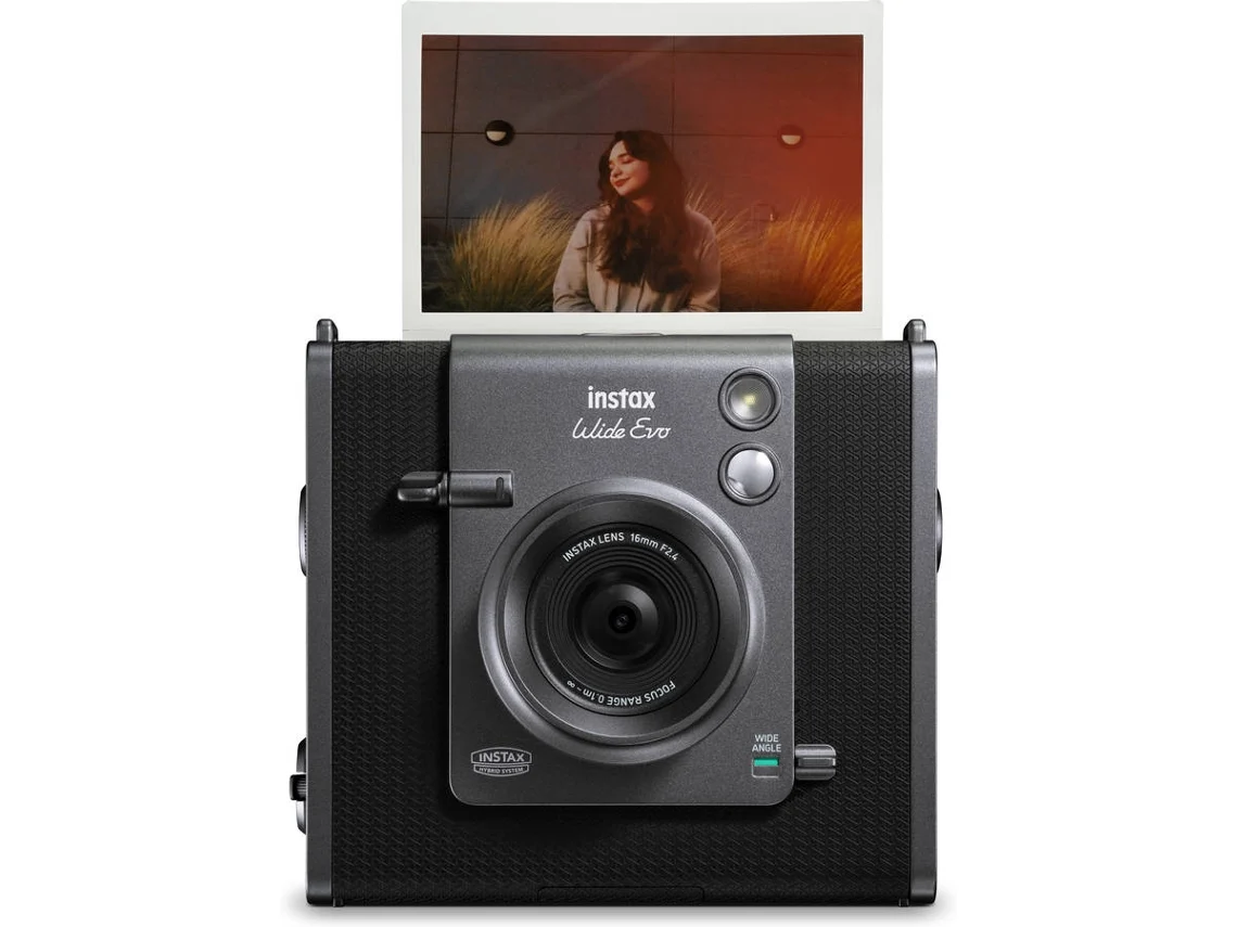 Cámara Instantánea FUJIFILM Instax Wide Evo (Obturador: 1/4s a 1
