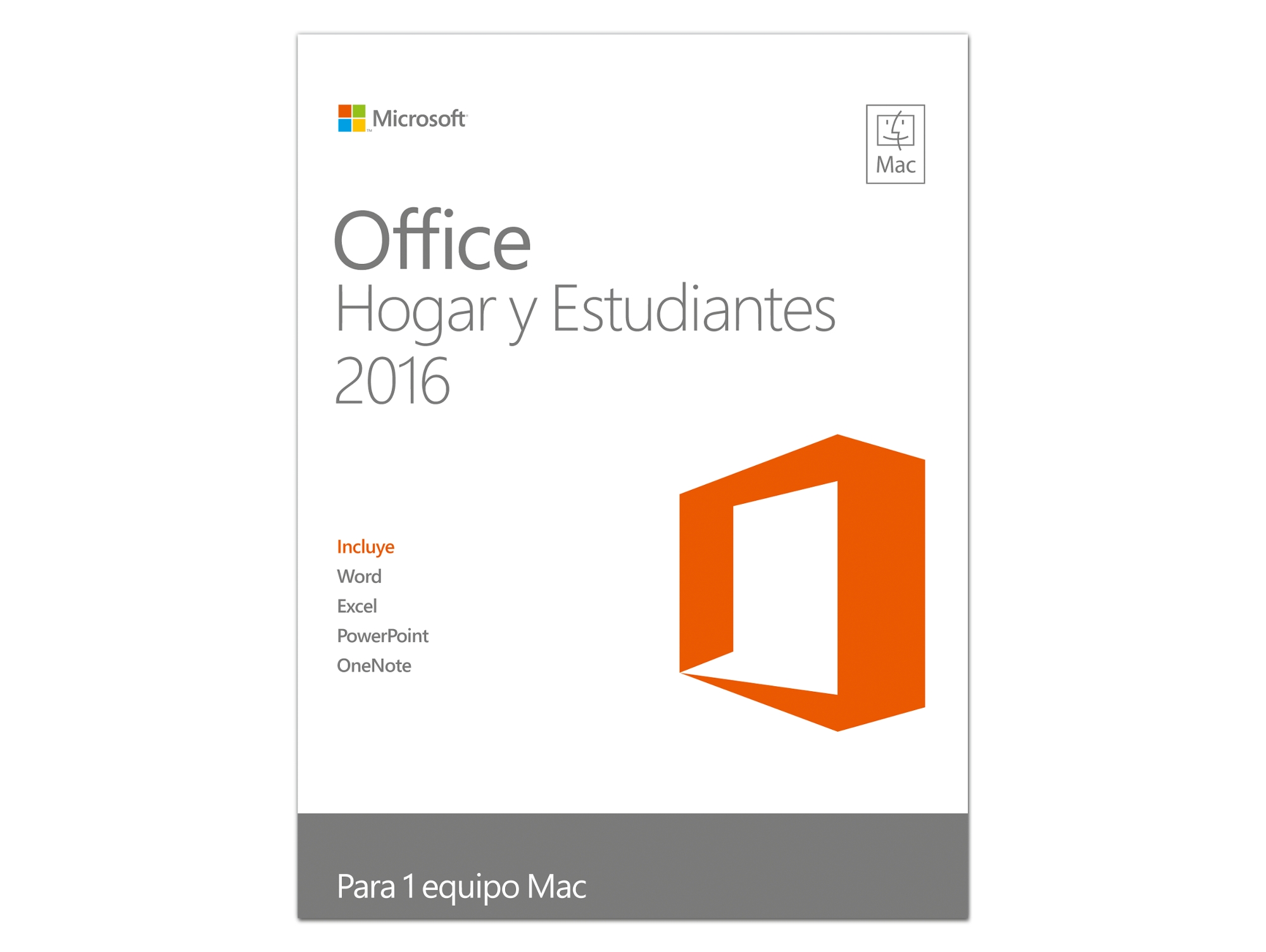 OFFICE MAC Hogar y Estudiantes  2016 EspañolAM
