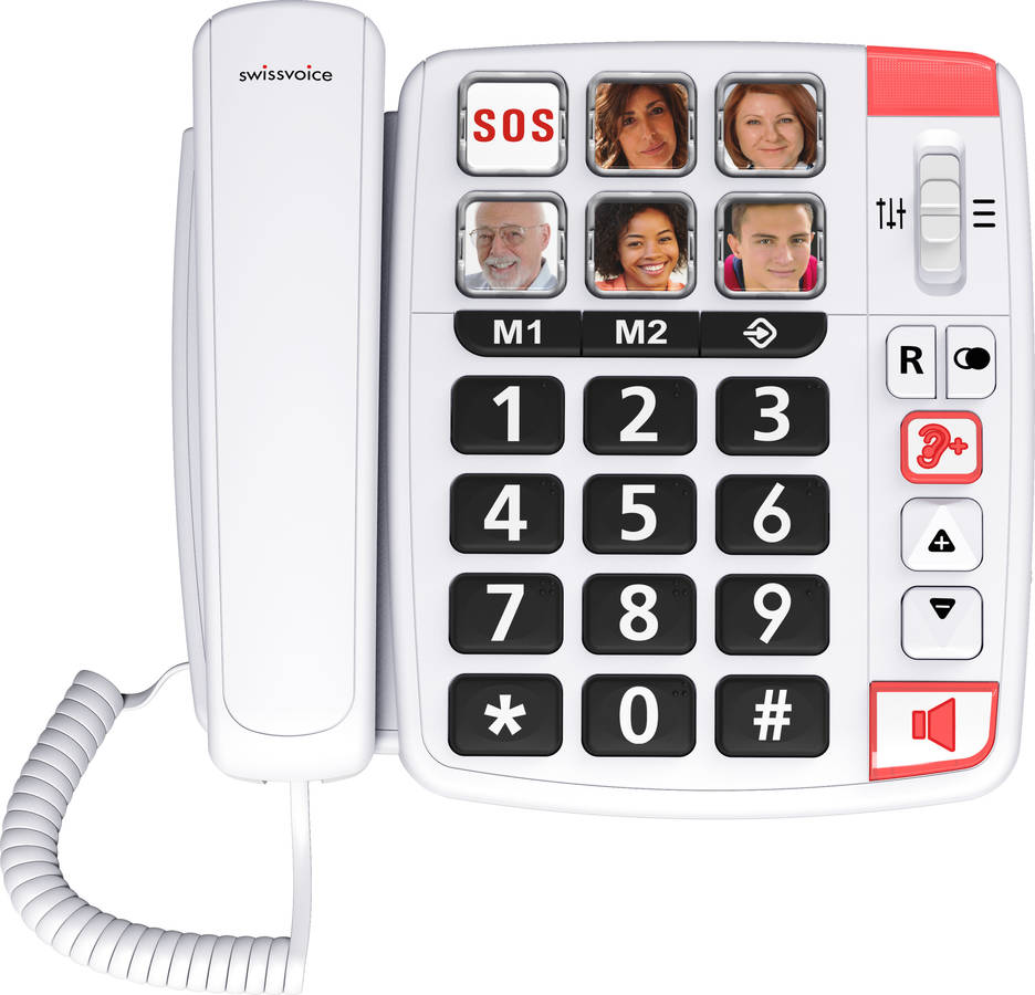 Teléfono Fijo SWISSVOICE Xtra 1110 Blanco