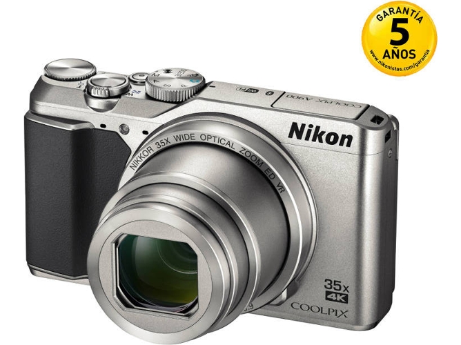 Cámara Compacta NIKON Coolpix A900 (Plata - 20.3 MP - ISO: 80 a
