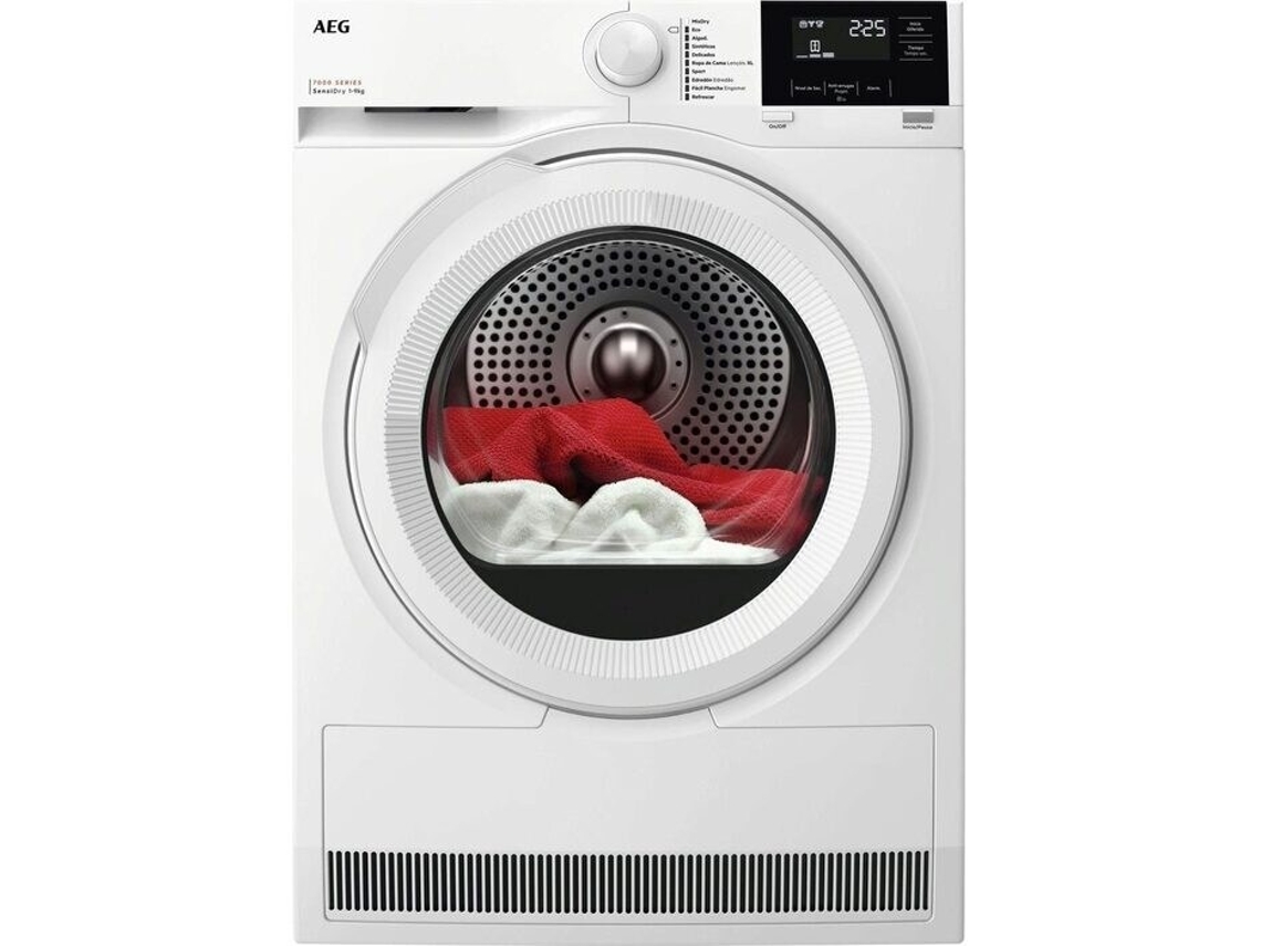 Secadora AEG TR719G2PB (9 kg - Bomba de Calor - Blanco)