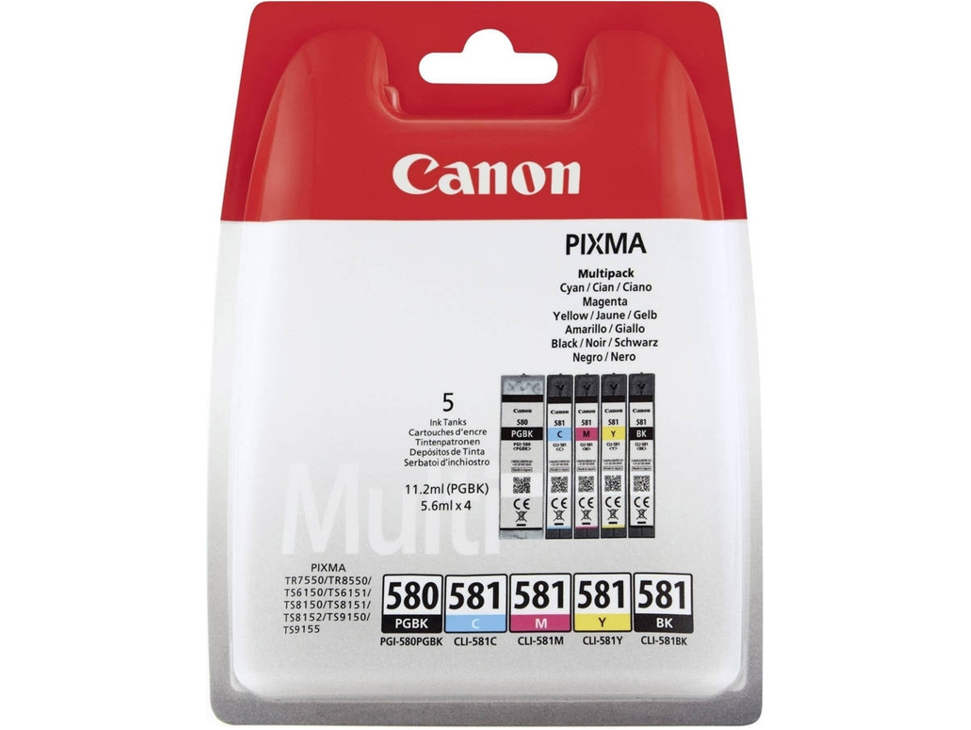 Tinta Original CANON PGI-580/CLI-581