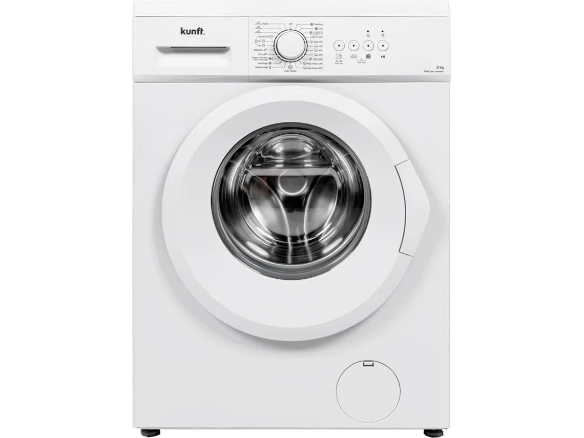 Lavadora KUNFT KWM8806 (6 kg - 1000 rpm - Blanco)