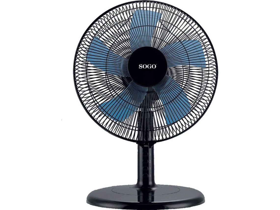 Ventilador de Mesa SOGO VEN-SS-21440 (3 velocidades - 45 W - Diámetro 30 cm)