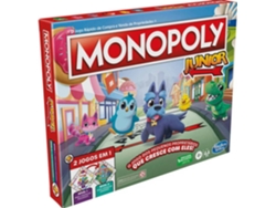 Juego de mesa HASBRO  de Tabuleiro Monopoly Junior 2 jogos em 1 (Edad Mínima Recomendada:4 Años)