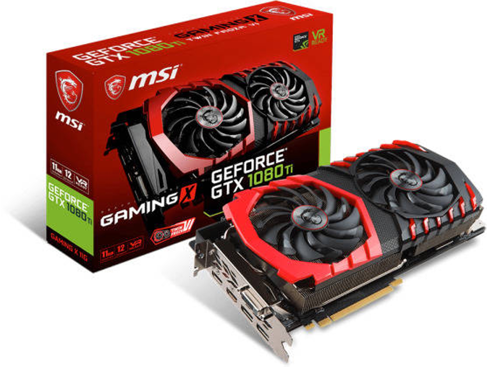 Tarjeta Gráfica MSI GTX 1080TI Gaming X 11GB GDDR5X