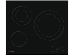 Placa de Vitrocerámica INDESIT RI 360 C (Eléctrica - 58 cm - Negro)