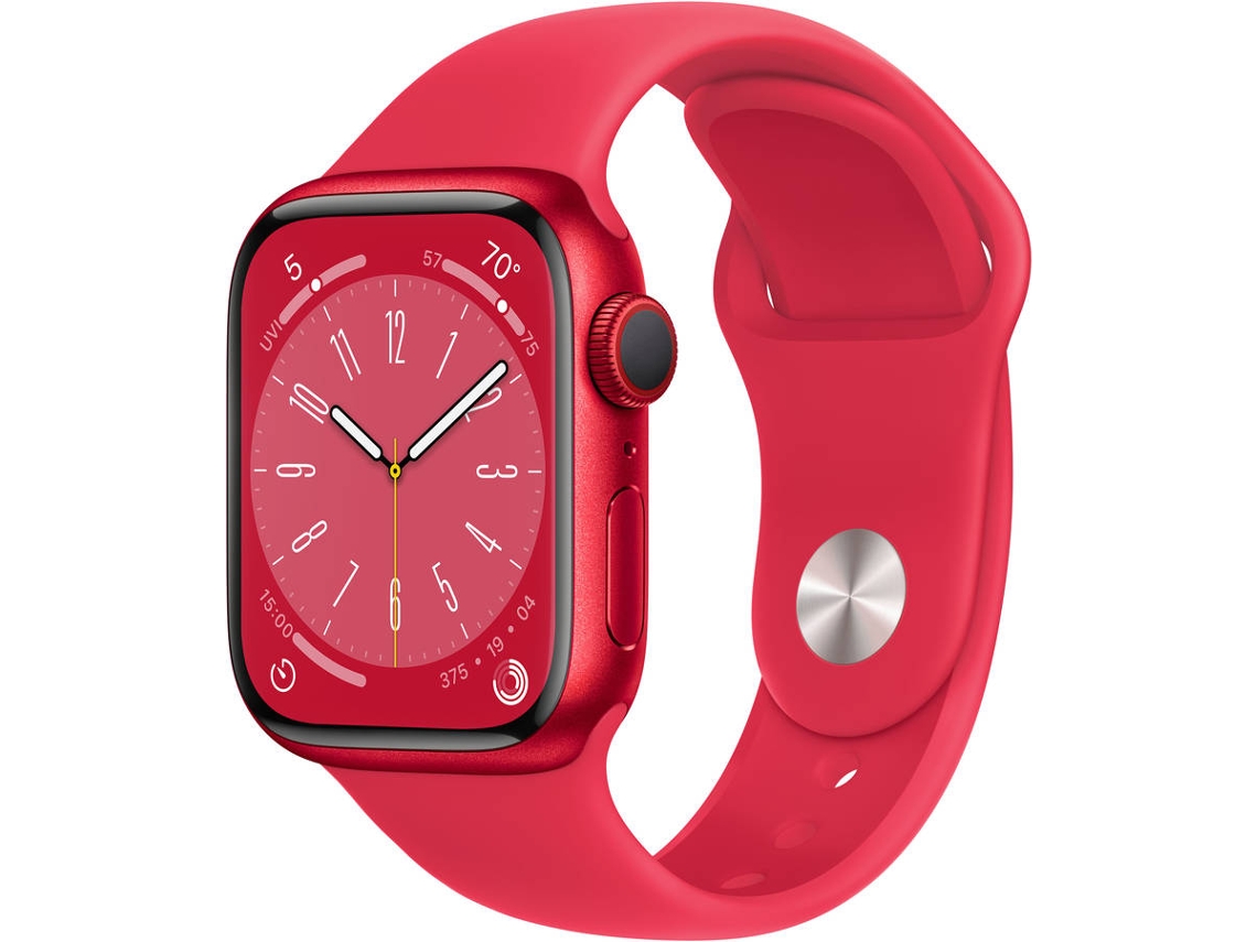 APPLE Watch Series 8 GPS+Cellular 41 mm (Product) Red con Correa Deportiva  (Product) Red | Worten Canarias