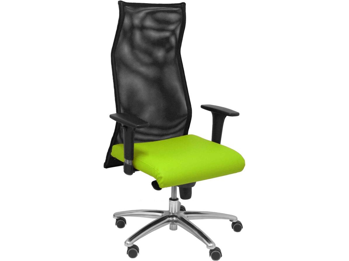 Silla Ejecutiva PYC Sahuco  Verde (Brazos Ajustables - Malla)