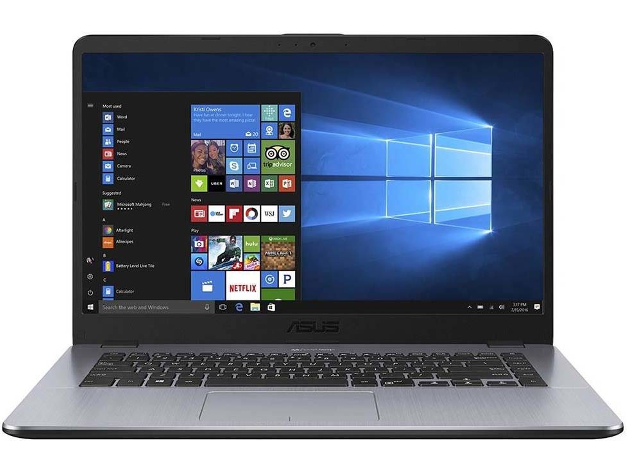 Portátil ASUS PRO X505BA-BR496 - 90NB0G12-M07640 (15.6'' - AMD A6-9225 - RAM: 4 GB - 256 GB SSD - AMD Radeon R4)