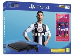 Consola PS4 Slim 1TB + juego FIFA 19 (Caja Abierta)