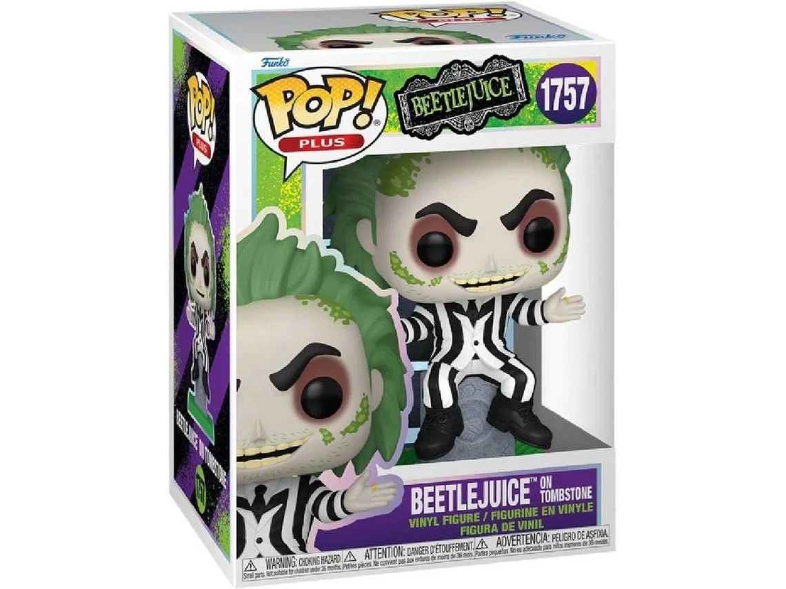 Figura FUNKO Pop! Plus: Beetlejuice - Beetlejuice sobre la lápida