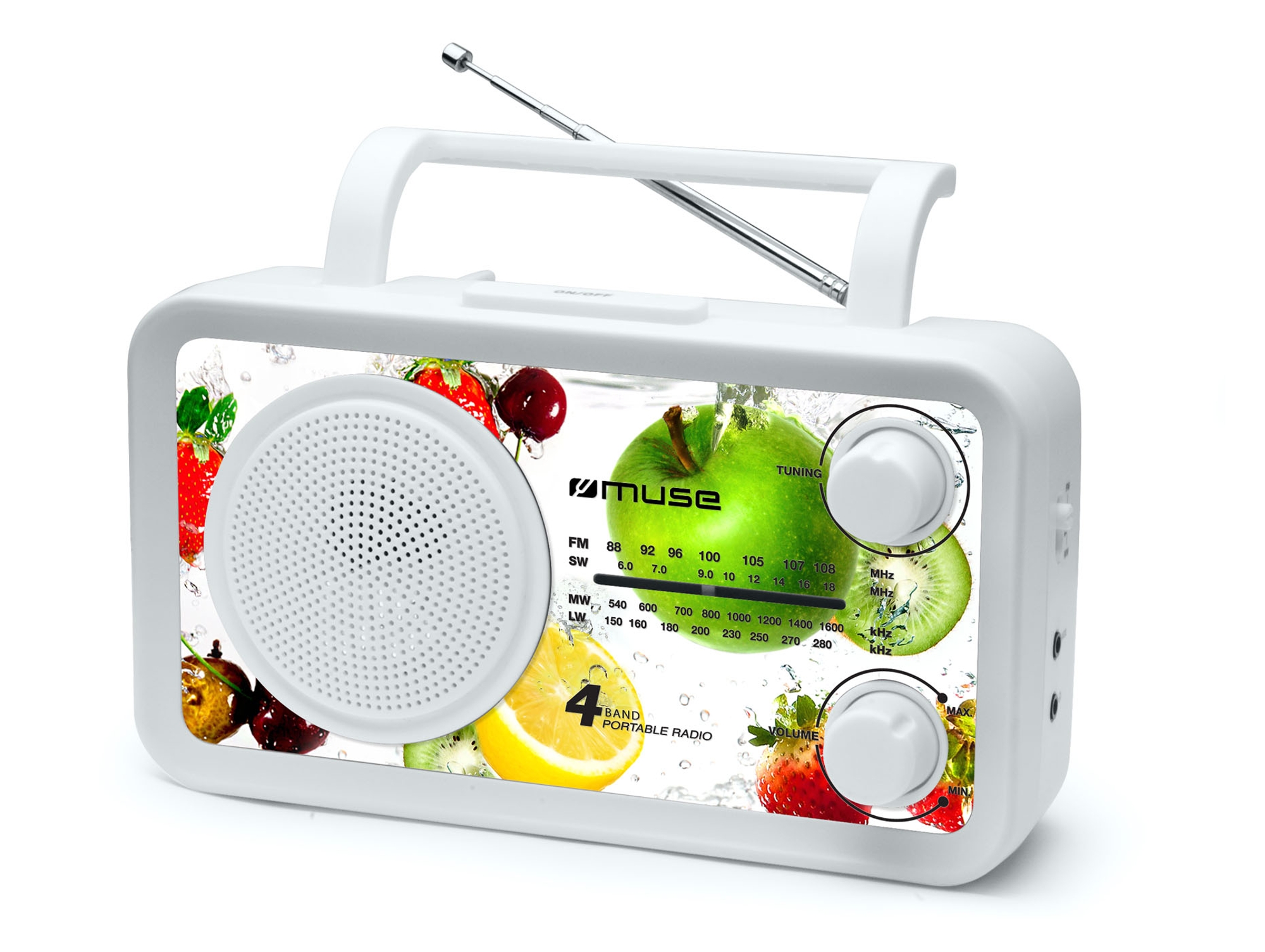 Radio de Mesa MUSE M-05 VF Frutas