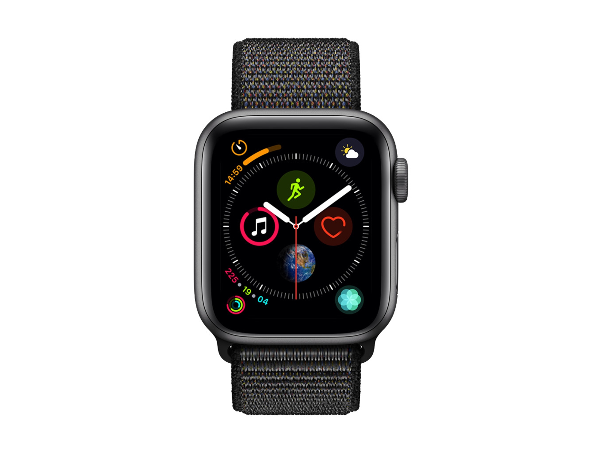 APPLE Watch Series 4 Cellular 40mm loop gris espacial, negro