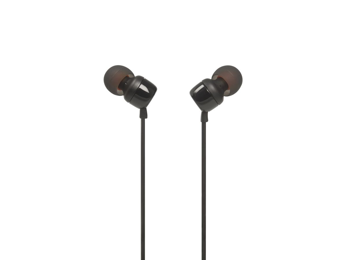 Auriculares Bluetooth JBL T110 (In ear - Micrófono - Atiende llamadas - Negro)