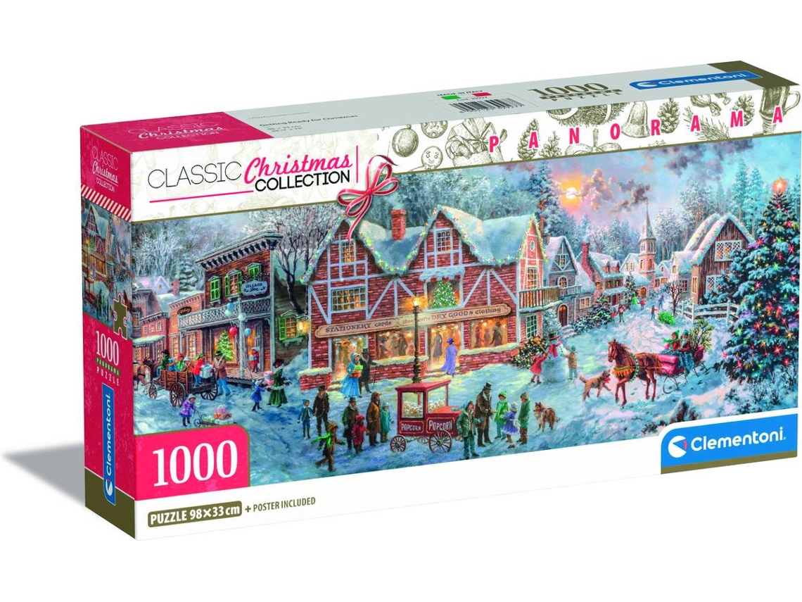 Puzzle CLEMENTONI 1000 Piezas Panorama Navidad