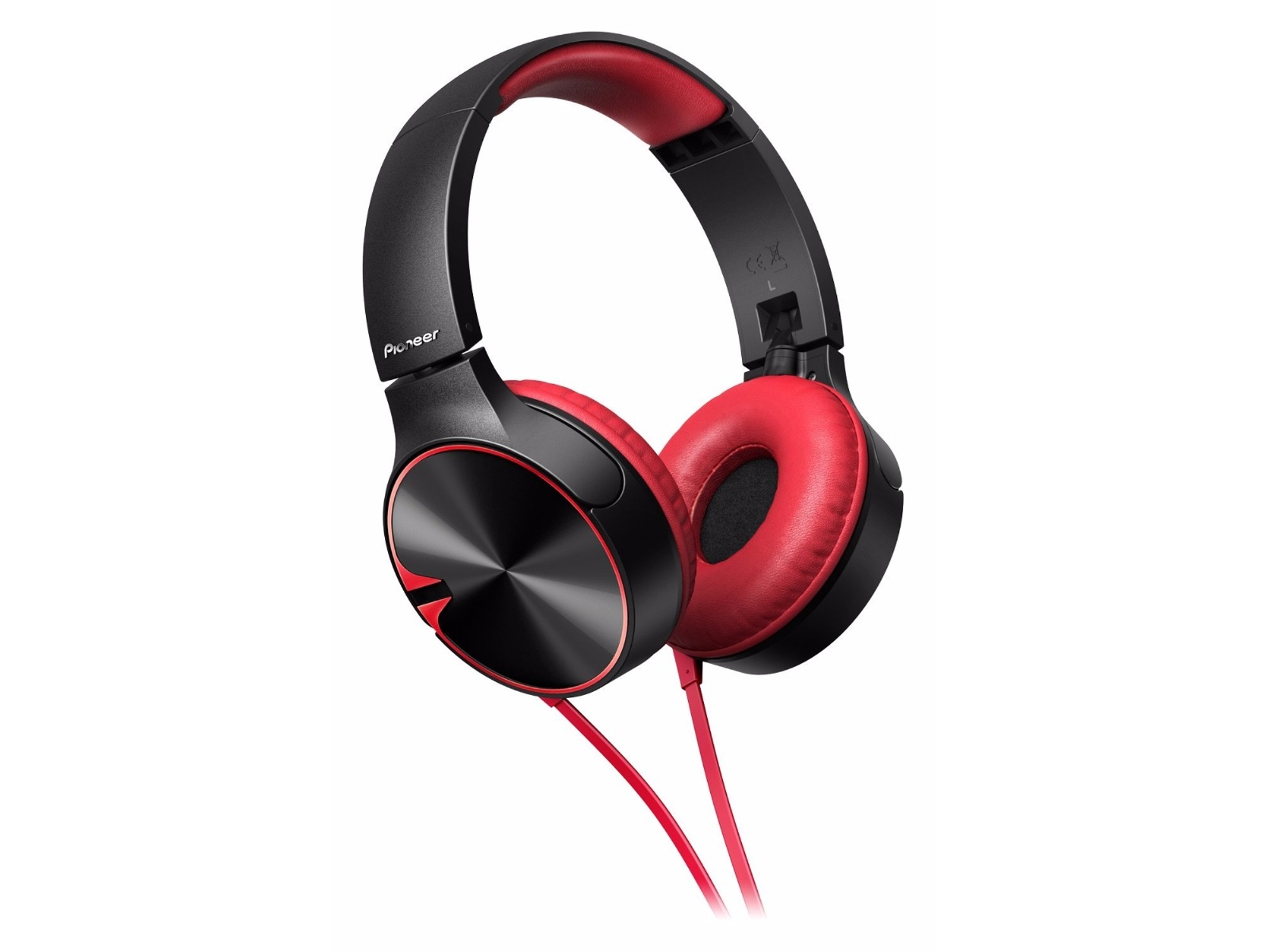 Auriculares con Cable PIONEER SE-MJ722T-K (Over Ear - Micrófono - Negro)
