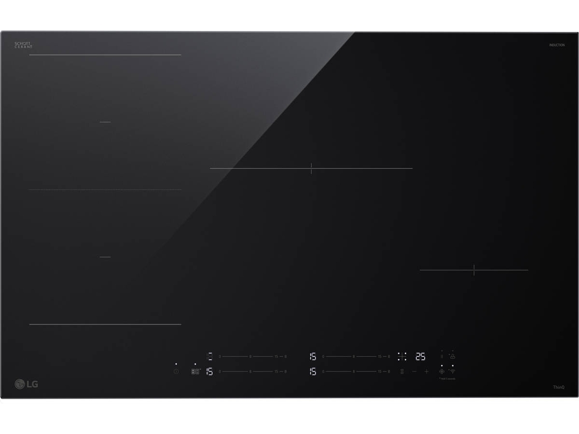 Placa de Inducción LG CBIZ3035B (Elétrica - 80 cm - Negro)