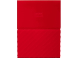 Disco HDD Externo WESTERN DIGITAL My Passport 1 TB (Caja Abierta - Rojo - 1 TB - USB 3.0)