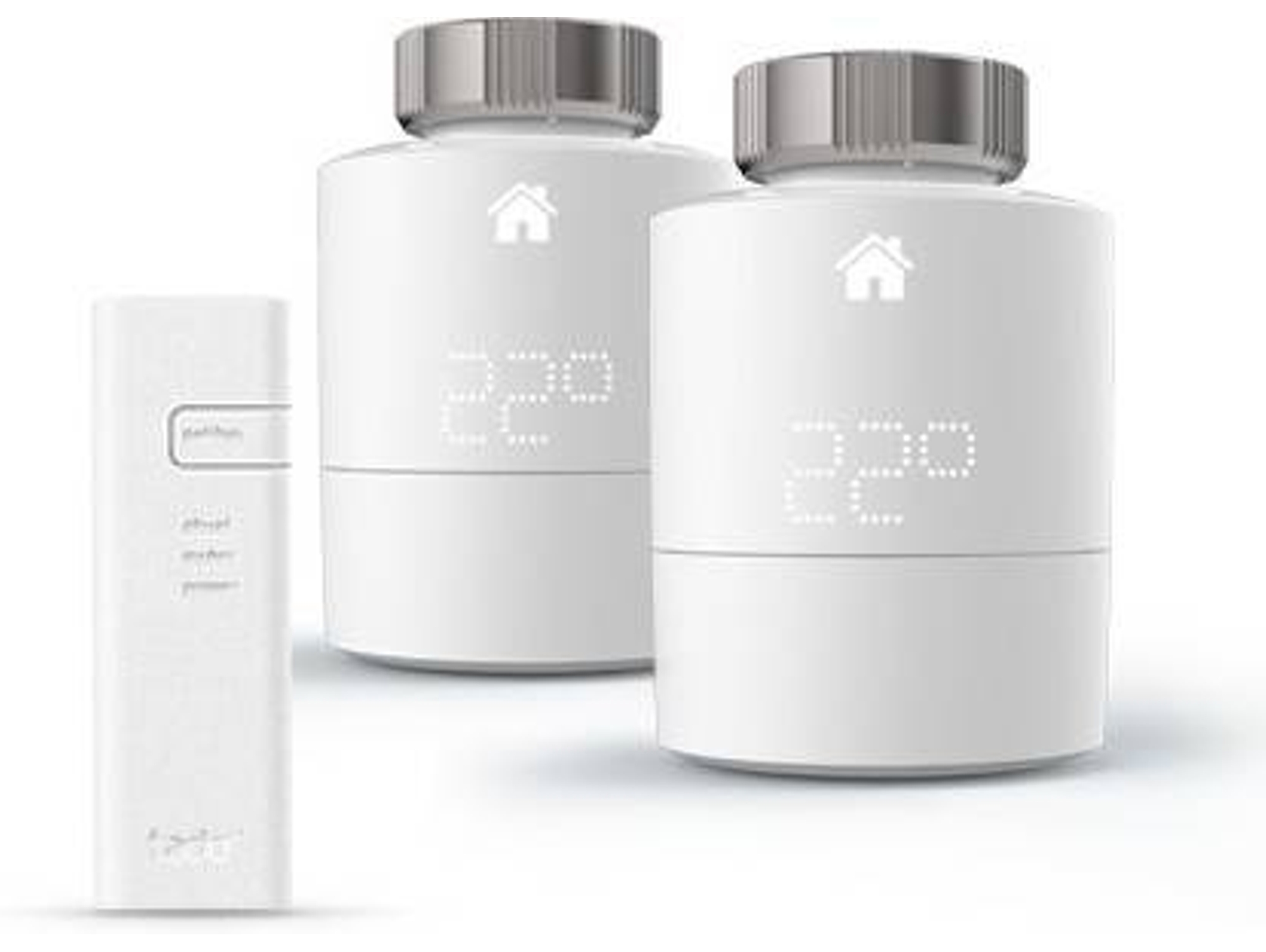 Kit 2 Cabezales Termostáticos Inteligentes TADO