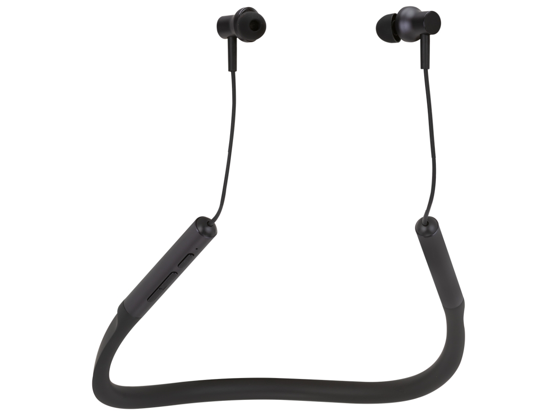 Auriculares Bluetooth XIAOMI Mi Neckand (In ear - Micrófono - Negro)