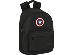 Mochila CAPTAIN AMERICA (31 x 41 x 16 cm - Negro)