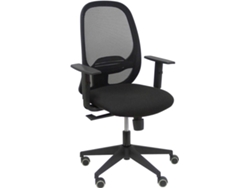 Silla Operativa PYC Cilanco  Negro (Brazos Ajustables - Malla)