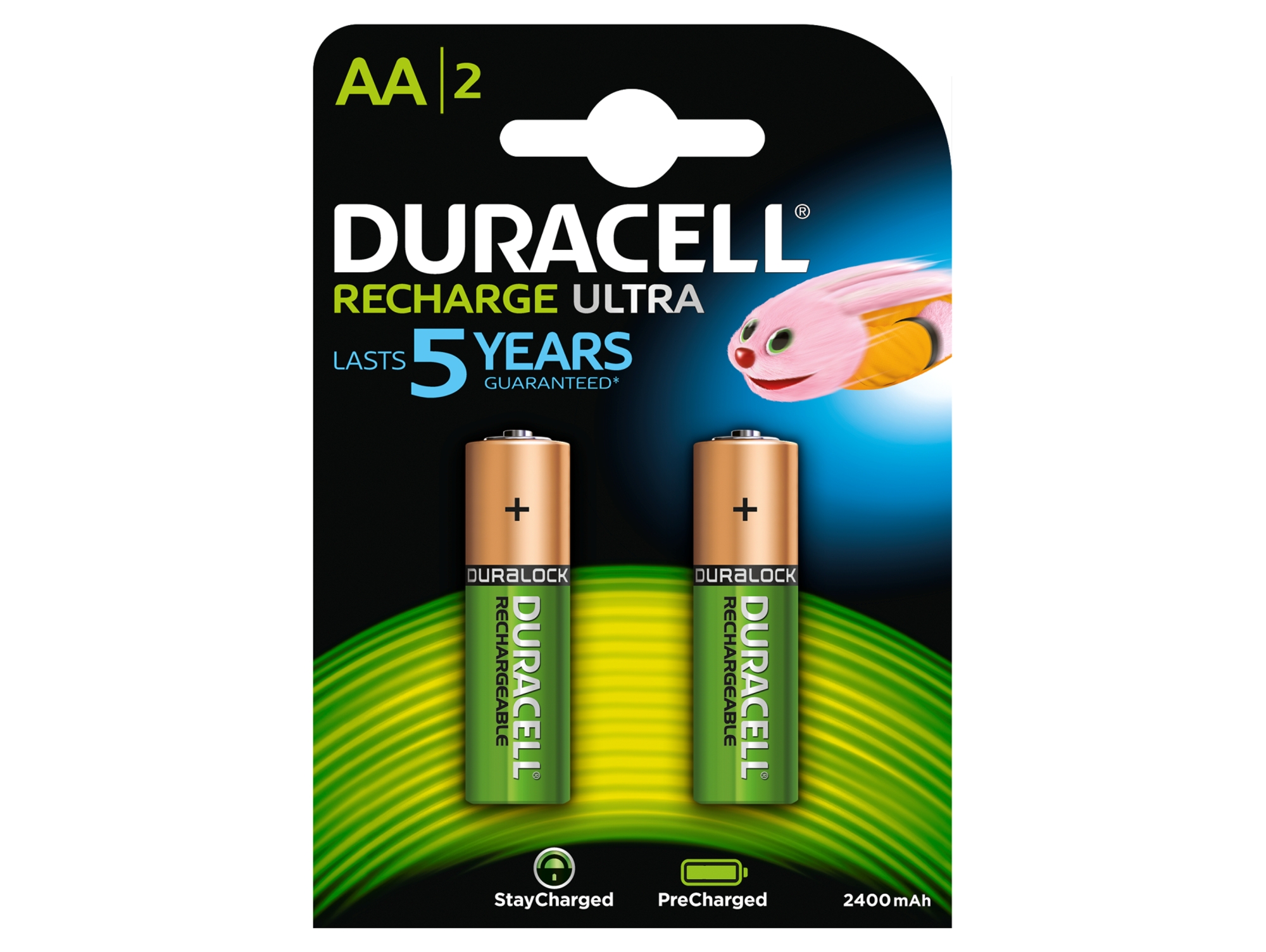 Pilas recargables STAY AA 2400 MAH (2 unidades)
