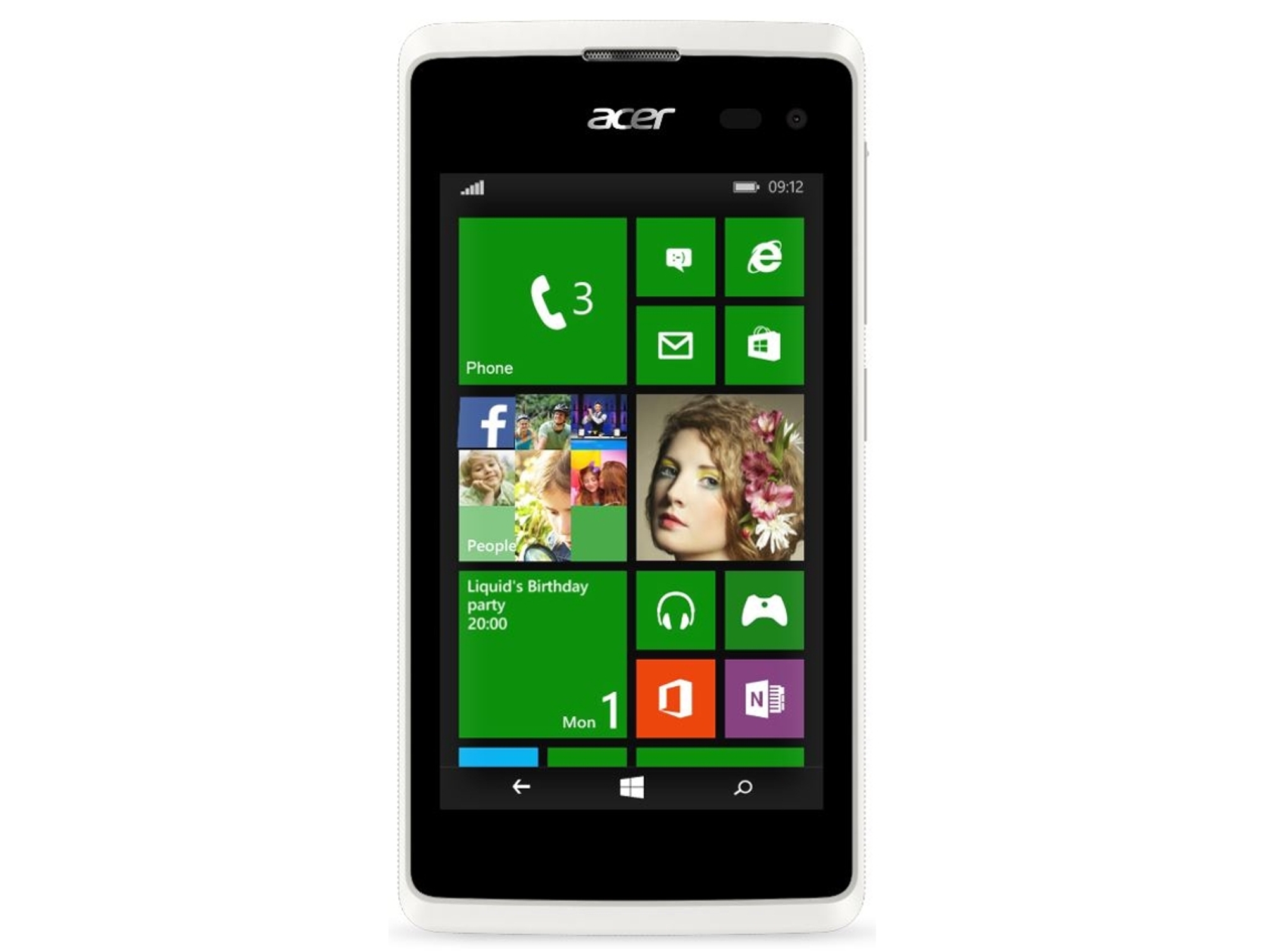 Smartphone ACER Liquid M220 (4'' - 512 MB - 4 GB - Blanco)