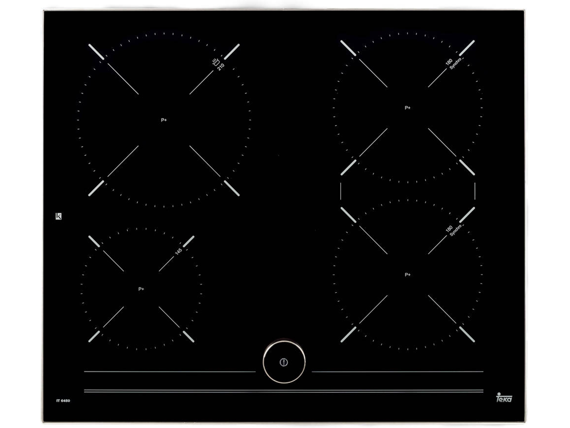 Placa de Inducción TEKA IT 6450 (Eléctrica - 60.5 cm - Negro)