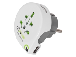 Adaptador Viaje Enchufe con USB PROLINX PLT- 3 Universal