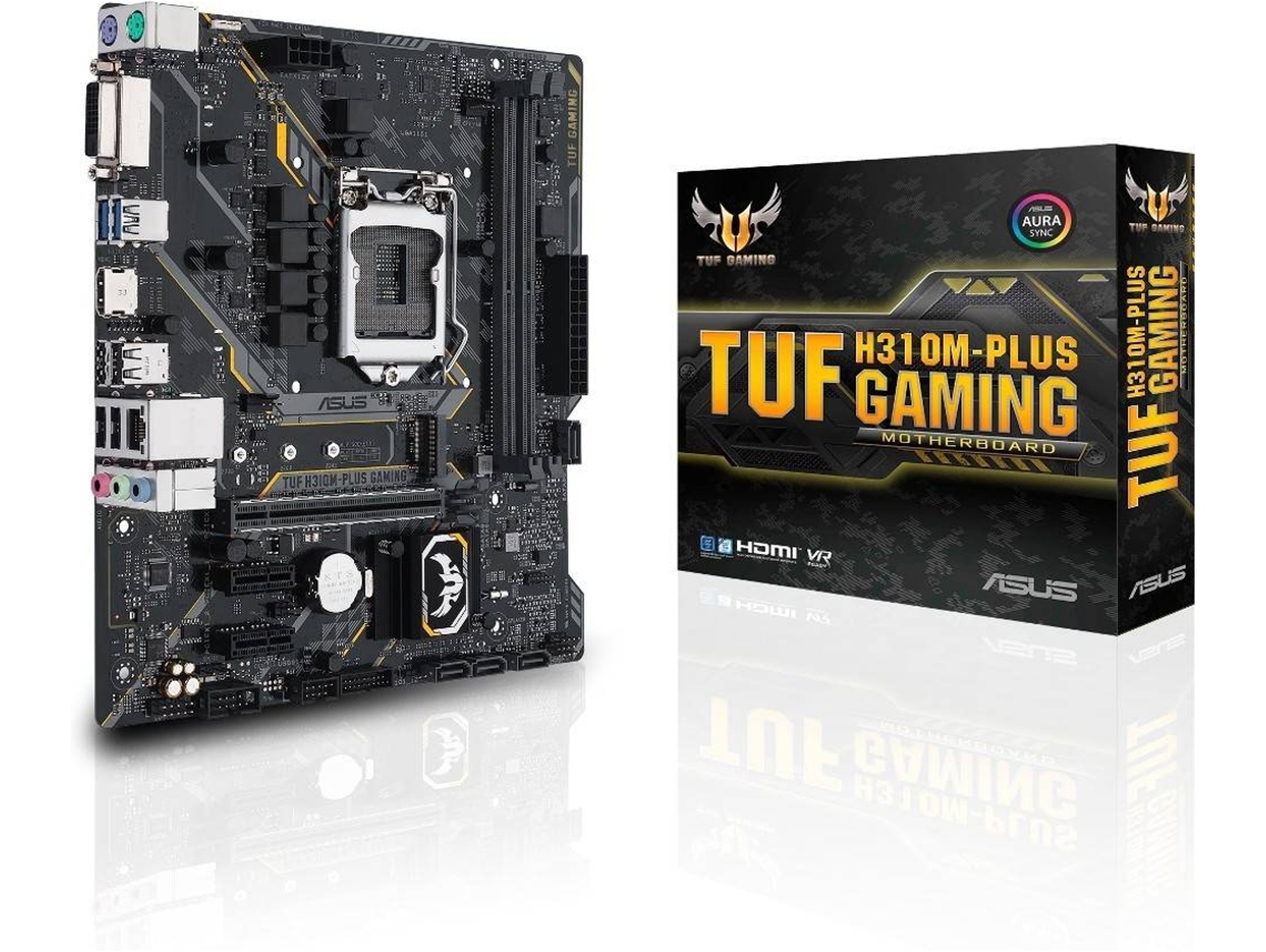 Placa Base ASUS TUF H310M PLUS GAMING (Socket LGA 1151 - Intel H310 - Micro ATX)