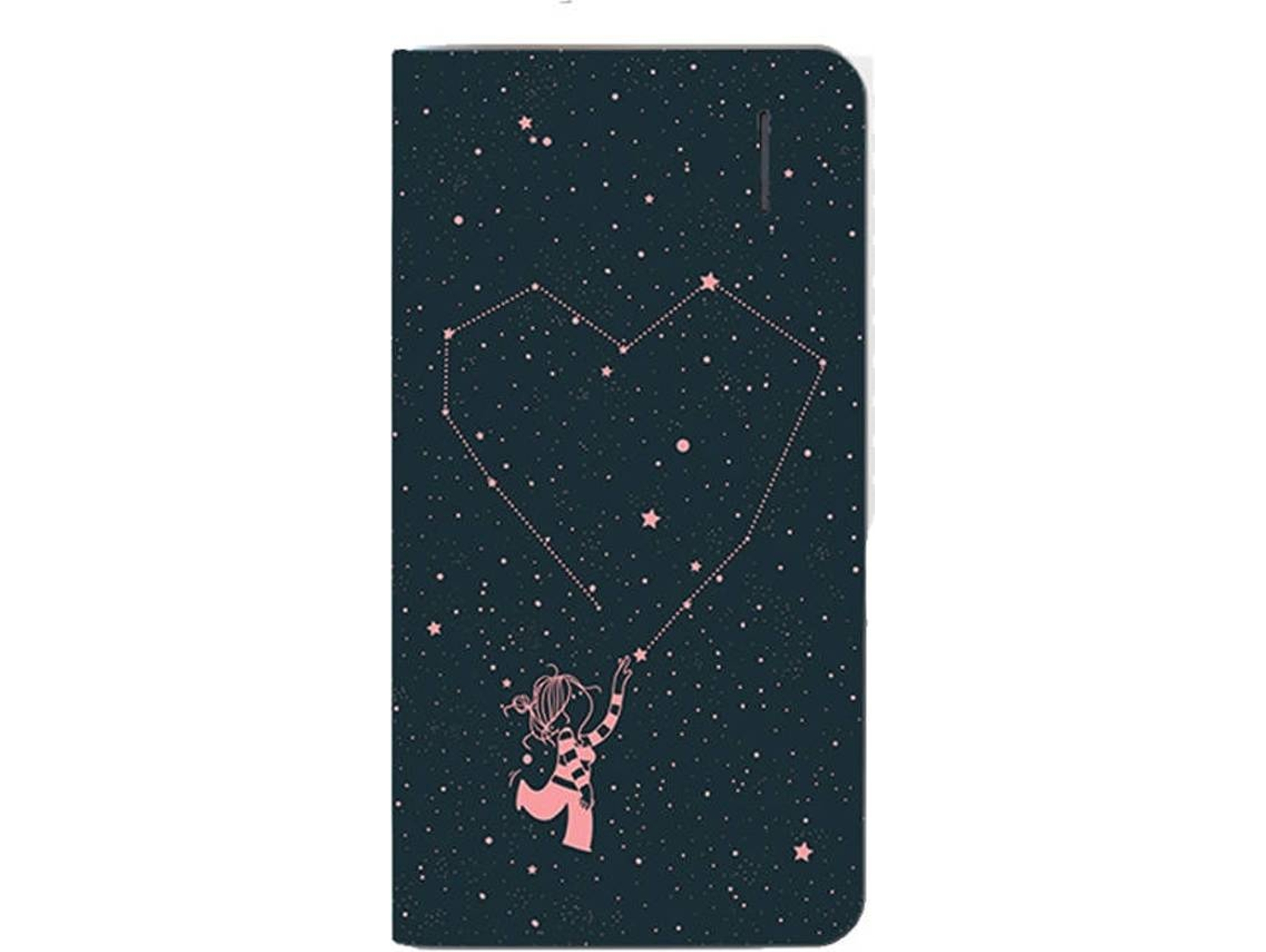 Powerbank LA VOLATIL Estrellas (6000 mAh - 2 USB - 1 Micro-USB - Negro)