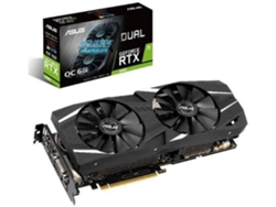 Tarjeta Gráfica ASUS Dual RTX 2060 OC - 90YV0CM1-M0NA00 (6 GB, GDDR6, 7680 x 4320 Pixeles)