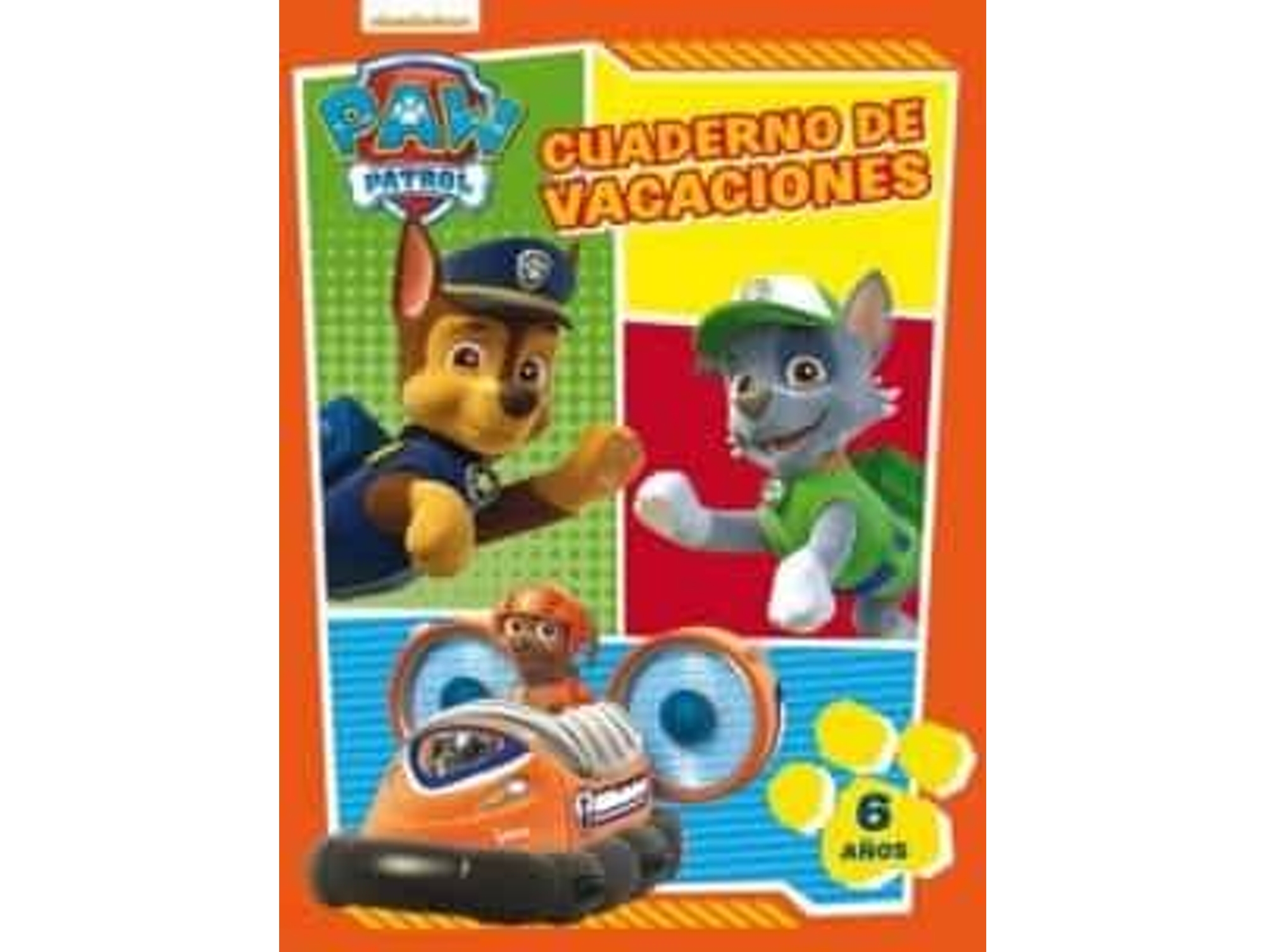Libro Paw Patrol. Cuaderno Vac. 6 Años de Varios Autores (Año de Edición - 2018)