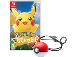 Juego Nintendo Switch Pokémon Let´s Go Pikachu! + Poké Ball Plus Nintendo Switch