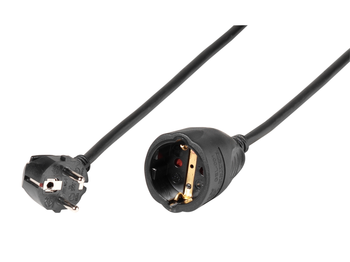 Prolongador 6T VIVANCO 1T M-F 10 m (Negro)