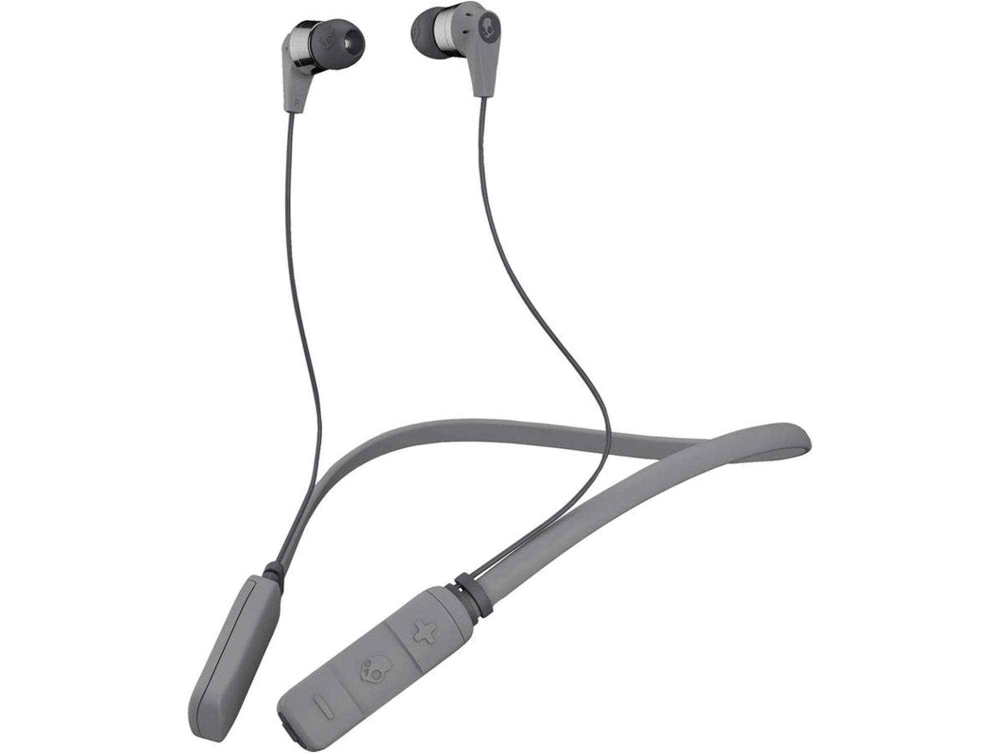 Auriculares Bluetooth SKULLCANDY Ink'D (In Ear - Micrófono - Gris)