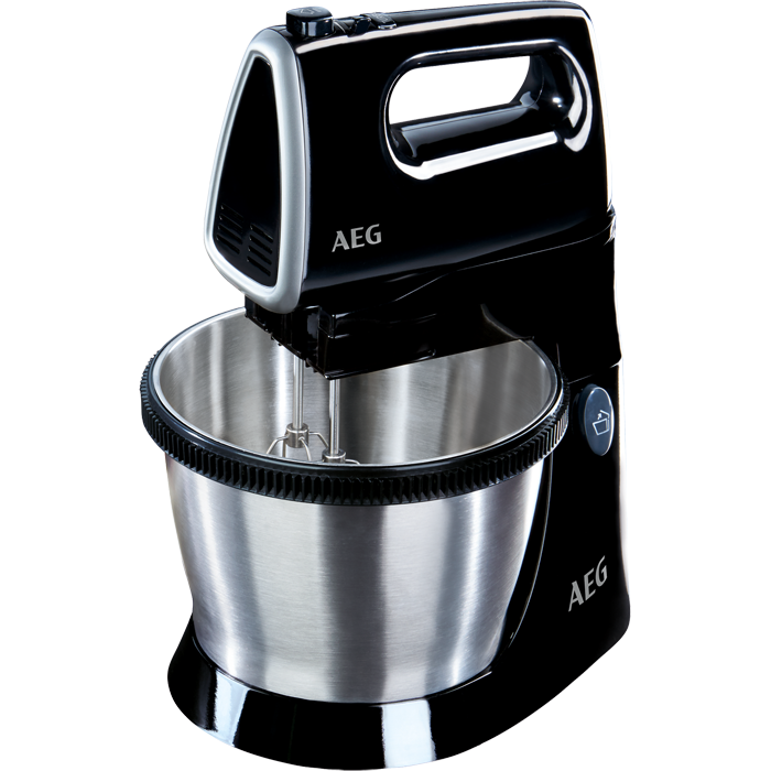 Batidora Amasadora con Bol AEG SM3300 (350 W - Bol 3.5 L - Inox y Negro)