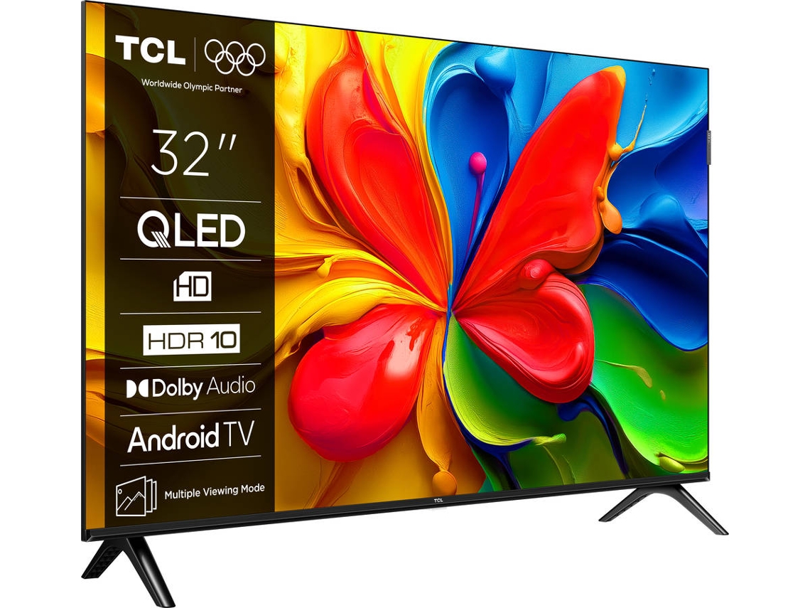 TV TCL 32S4K (QLED - 32'' - 81 cm - HD - Smart TV) | Worten Canarias
